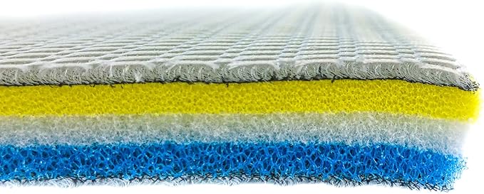 Aquarium Filter Media, 8-Layer or 9-Layer Filter Pads for Aquarium, Fish Tank Accessories Sponge Filter, Super Filtering Effect Filter Floss for Fish Tank Filters Media and Pond (1 Piece)