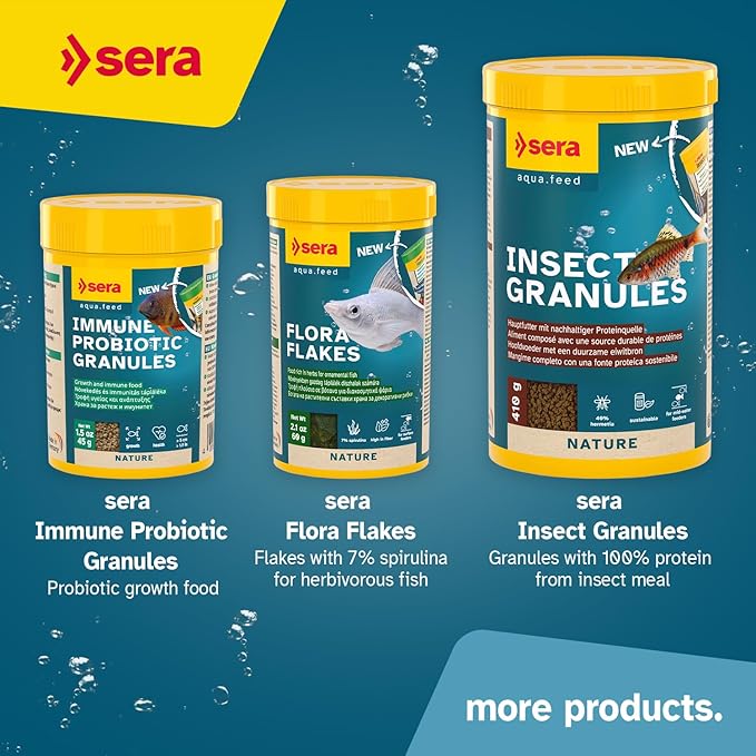 sera Vipan Tropical Flakes XL 7.4 oz. I Premium XL Staple Food for Ornamental Fish | Insect Meal & Prebiotic Effect | Free from Colorants and Preservatives | Perfect for Surface Feeders