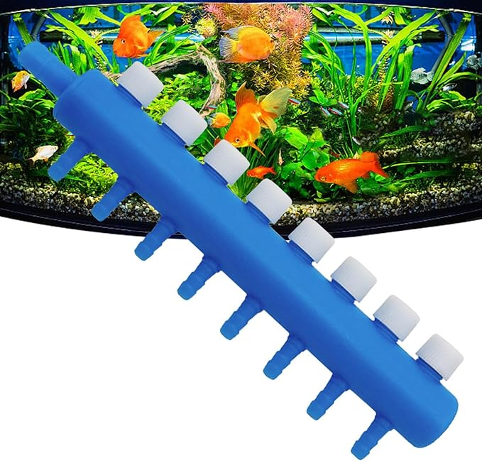 Fish Tank Air Valve – Multi Way Air Flow Controller, Aquarium Airline Tube Splitter | Adjustable Tube Joiner Systems For Aquascapings, Bubble Stones, Tank Filters, Aeration Lines And Water Systems
