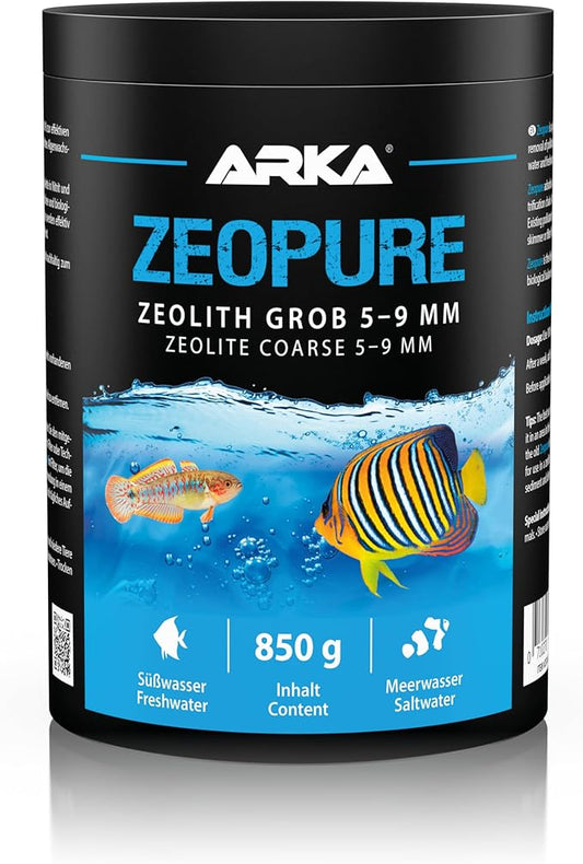 MICROBE-LIFT® - Zeopure | Zeolite granules for Every Saltwater and Freshwater Aquarium | Grain Size: 5-9 mm | Incl. Filter Bag | Reduces Ammonium, Nitrate & Phosphate (850 g / 29.98 oz)
