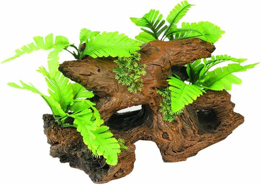 Marina Naturals Malaysian Driftwood with Plants, Large