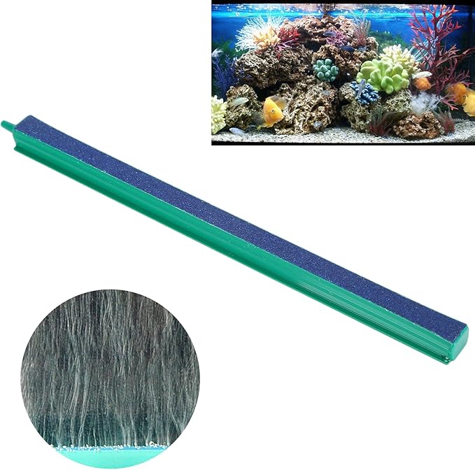 GLOGLOW Nan Air Stone Bar, Sand Bar for Aquarium, Efficient Bubble Release and Heat Dissipation, 20cm Long for Fish Tank Oxygenation Fish Tank and Accessories (Length 25cm)
