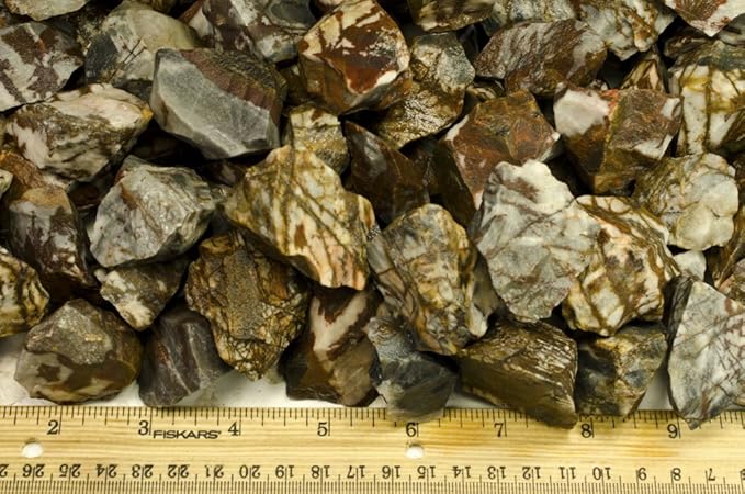 Fantasia Materials: 18 lbs Panther Jasper Rough Stones from India