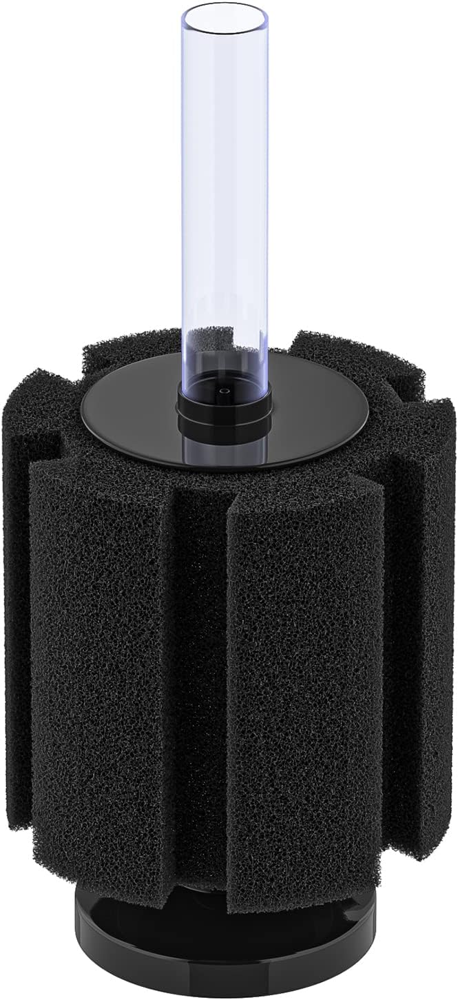 Pawfly Aquarium Large Bio Sponge Filter Quiet Betta Fry Shrimp and Fish Foam Filter with Nano Air Stone for Large Fish Tanks up to 150 Gallons