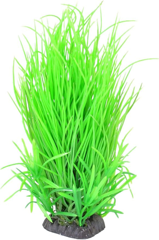 CNZ Aquarium Decor Fish Tank Decoration Ornament Artificial Plastic Plant Green, 8.5-inch