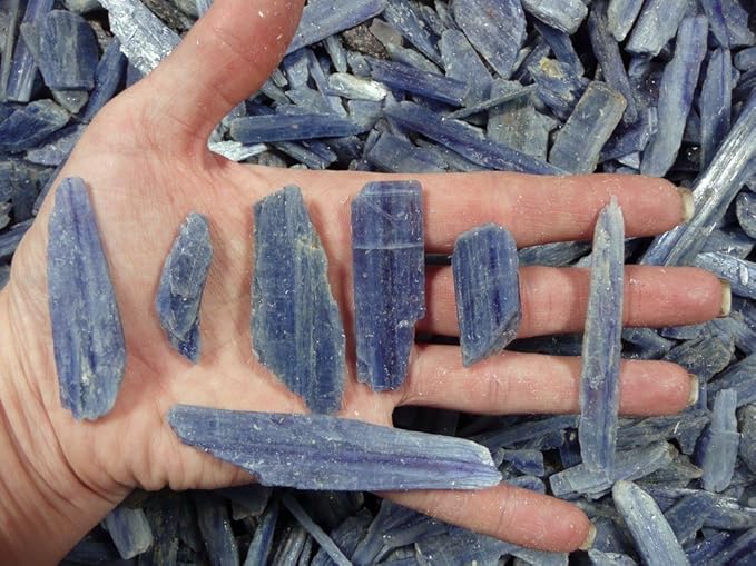 Fantasia Materials: 1 lb Premium Blue Kyanite Blades - 1" to 2" avg.
