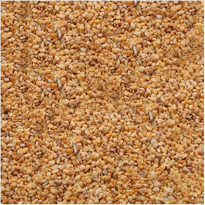 30g Crushed Stone Mini Crystal Chips Decorative Pebbles Gravel Irregular Gemstones Filling Gravel for Water Fountain Sand Landscape Fish Tank Garden (Light Brown(1-2mm))