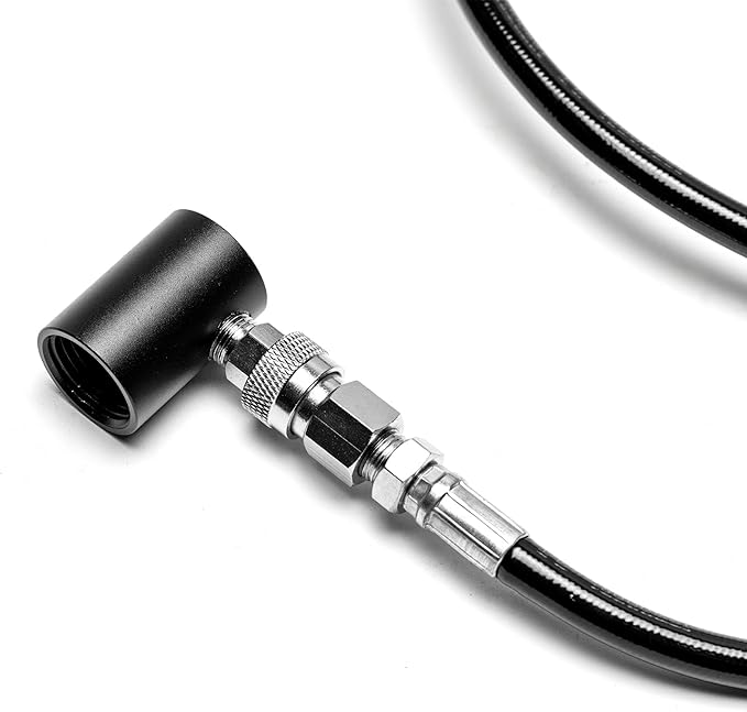 SubstrateSource CGA 320 Fill Adapter - Paintball Air Tank Refill CGA-320 Adapter to Paintball G1/2-14 CO2 Tanks - 1 Pc
