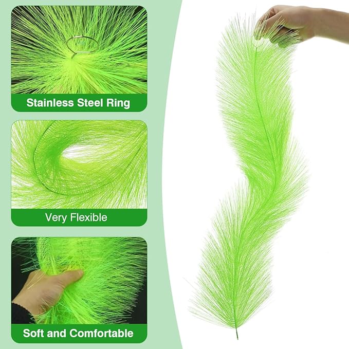 Ipetboom 2 Pcs Baby Fish Breeding Grass: Aquarium Hatching Brush Aquatic Decorative Fry Hideout - Fish Tank Simulation Water Plants for Livebearers and Egg Layers, 60 x 15cm/5.9 x 23.6 in