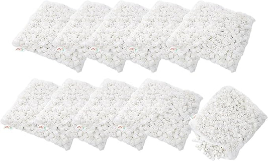 CNZ Premier Bulk Bio Ceramic Rings Filter Media for Aquarium Koi Fish Pond Reef Filter (50-lbs)