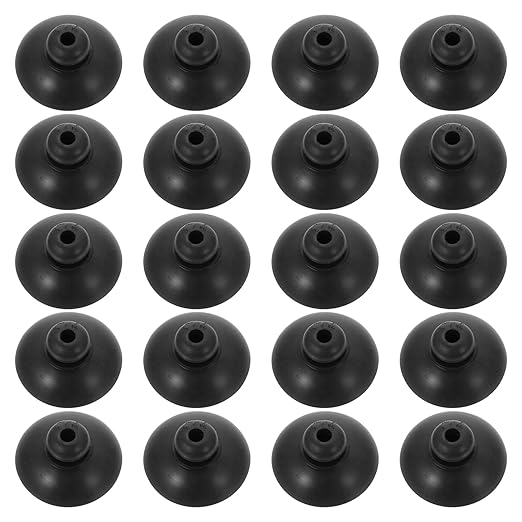 balacoo 60pcs Aquariums Oxygen Pump Cups Strong Hold Suckers Wire Oxygen Pump Placement Fish Tanks Black Design for Use