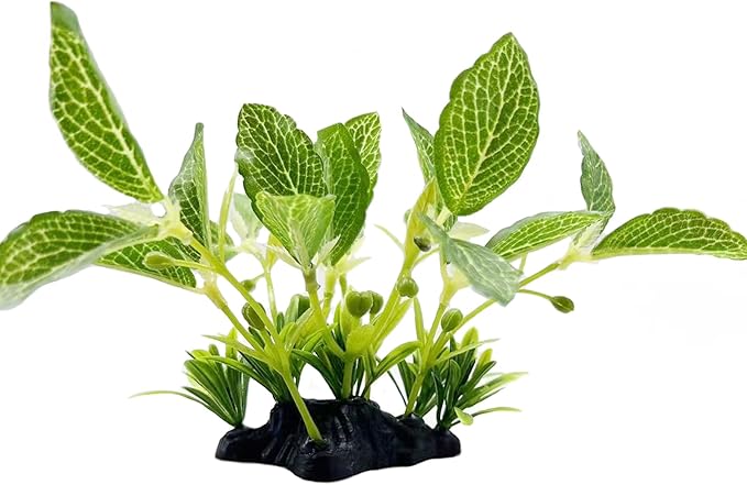 2 Piece Faux Fish Tank Betta Artificial Plants Small Soft Fake Plastic Aquarium Plants Silk Realistic Decorations