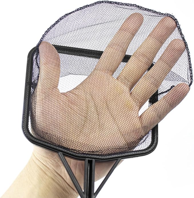 Functional Aquariums Square Fishing Net with Long Handle for Catching Fish Shrimp Tanks Aquariums Tool