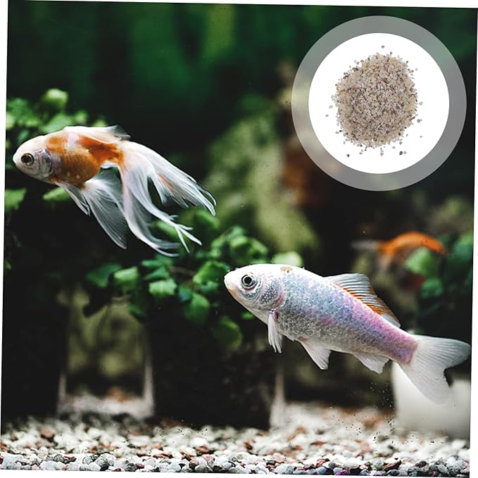 Unomor 1set Aquarium Gravel Decorative Stones Polished Natural Sand for Fish Tank Substrate Safe for Freshwater for Aquascaping and Vase Filling