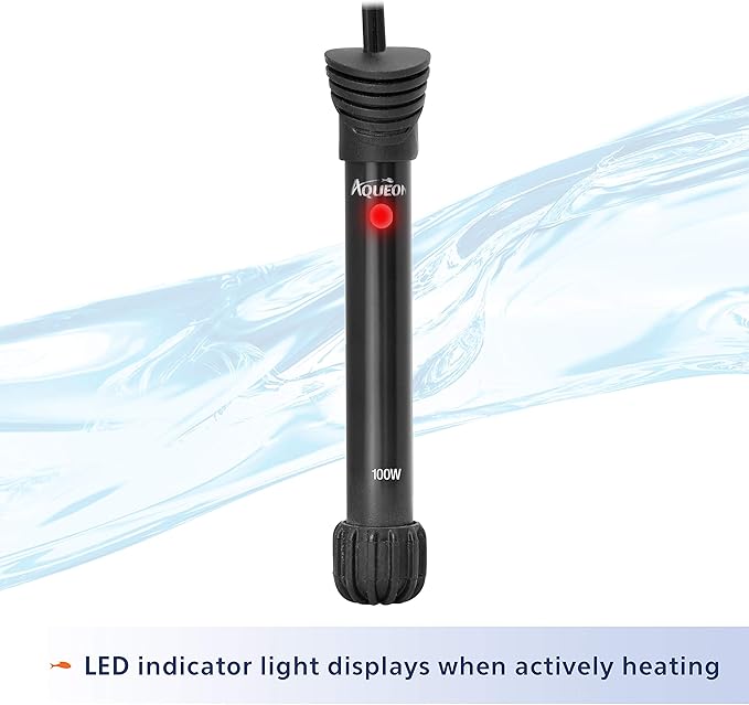 Aqueon Preset Aquarium Heater Black, 50 Watts