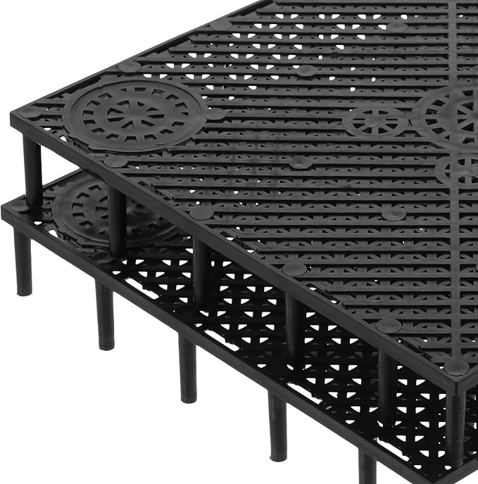 TEHAUX Fish Tank Bottom Filter Plate 6 X 6 X 1.06 Inch Pvc Aquarium Undergravel Filter Divider for Aquatic Pets Breeding and Tank Separation
