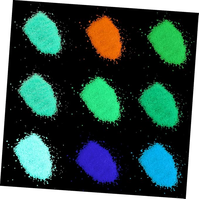 Milisten 10g DIY Luminous Aquarium Sand Fluorescent Particle Fish Tank Decor Non-