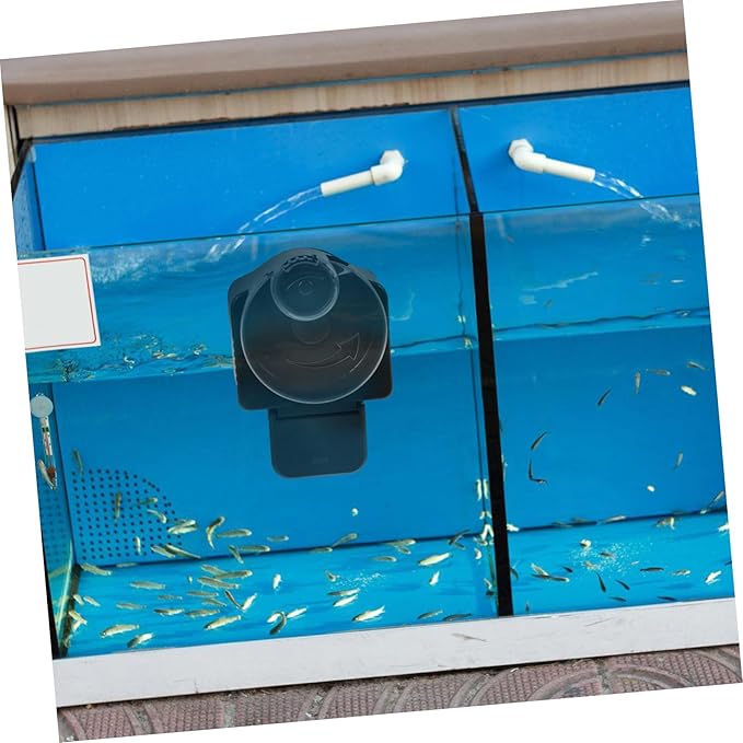 BESPORTBLE Automatic Fish Feeder for Aquarium Tank, Timer-Controlled Feeding Machine, Small Automatic Fish Food Dispenser Suitable for Goldfish and Turtles