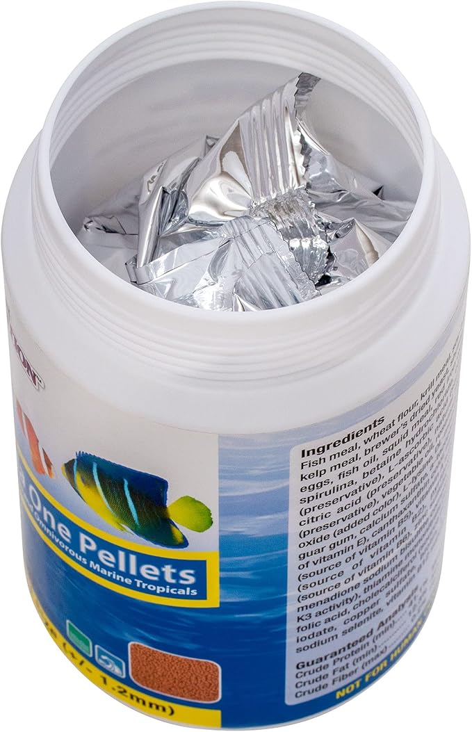 Ocean Nutrition Formula One Pellets 14-Ounces (400 Grams) Jar - Small Pellet Size