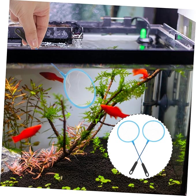 30pcs Brine Shrimp Fishing Net Fish Tank ing Landing Net Mesh Net Landing Net