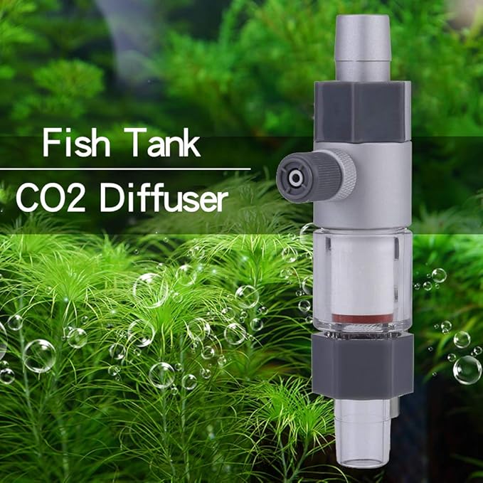 X3894 CO2 Reactor Aquarium Atomiser Bubble Counter for Fish Aquarium Plants Accessory (12/16mm)