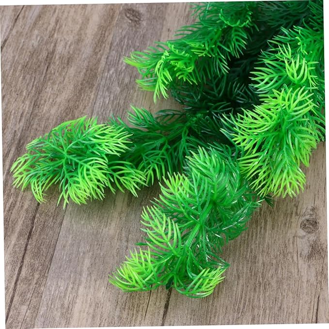 balacoo Plants for Fish Tank Green Decor Greenery Fish Tank Decoration Ornament Plastic Artificial Fish Tank Plants Plastic Plants for Aquariums Artificial Plants for Fish Tank Decorate