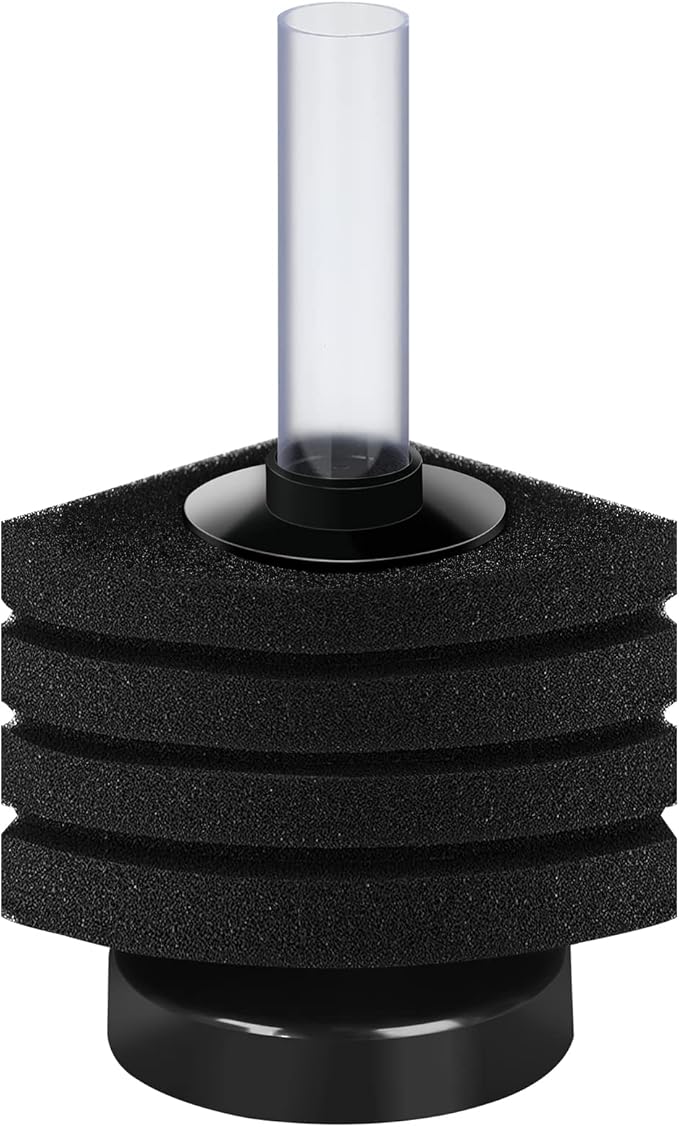 AQUANEAT Aquarium Bio Corner Sponge Filter, for Breeding Shrimp Nano Fish Tank, up to 10Gal