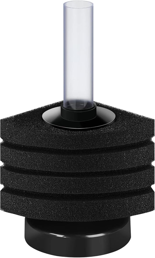 AQUANEAT Aquarium Bio Corner Sponge Filter, for Breeding Shrimp Nano Fish Tank, up to 10Gal