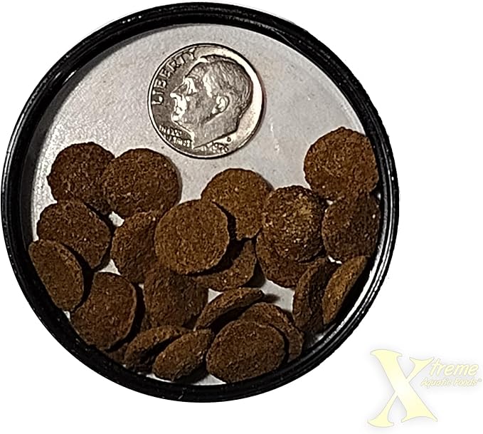 Xtreme Scrapers Wafers - Premium 14mm Fast-Sinking Fish Food – Nutrient & Cellulose Rich Ideal for Nocturnal Feeders, Catfish, Plecostomus Species, and Loaches – USA Farm Grown (35oz)