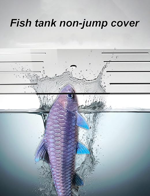 Custom Acrylic Aquarium Lid - Non-Jump Mesh Cover for Fish Tanks & Turtle Tanks, Cat-Scratch Resistant Top Cover, Tailored Sizes Available(30x20cm/11.8x7.9in)