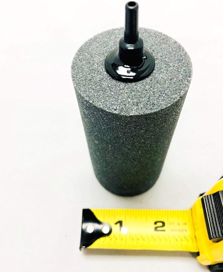 ViaAqua 2"x 4" Cylinder Round Air Stone Diffuser Oxygen Hydroponics Aquarium Water Tank (1PC)