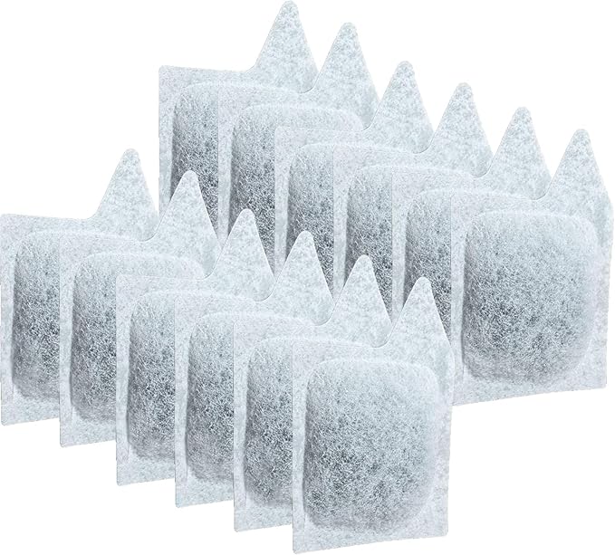 Koller Products Replacement XS Filter Cartridges, 12 Count, Fits Aquarium Filters Using Extra Small Cartridges