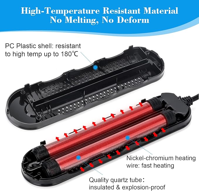 AQQA Aquarium Heater 800W for 80-220 Gallon Submersible Fish Tank Heater for Aquarium Betta Fish Heater Aquarium Thermostat Heater Hydroponic Freshwater & Saltwater (800W, 80-220Gal)