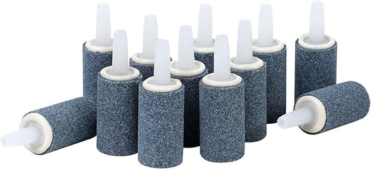 AQUANEAT Aquarium Air Stones 1 inch 96 Pack, Bubble Stone, Fish Tank Airstones, Aerator Stone Bubble Diffuser, Air Pump Accessories for Aquariums, Fish Tanks, and Hydroponics