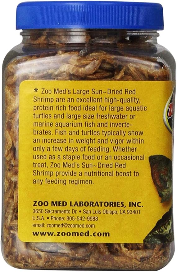 Large Sun-Dried Red Shrimp Food [Set of 2] Size: 2.5 Oz.