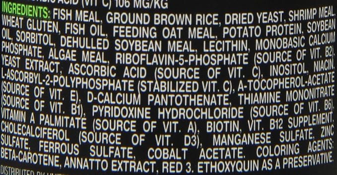 1.59-Ounce, Colorful 4 Flake Blend Food for Fishes