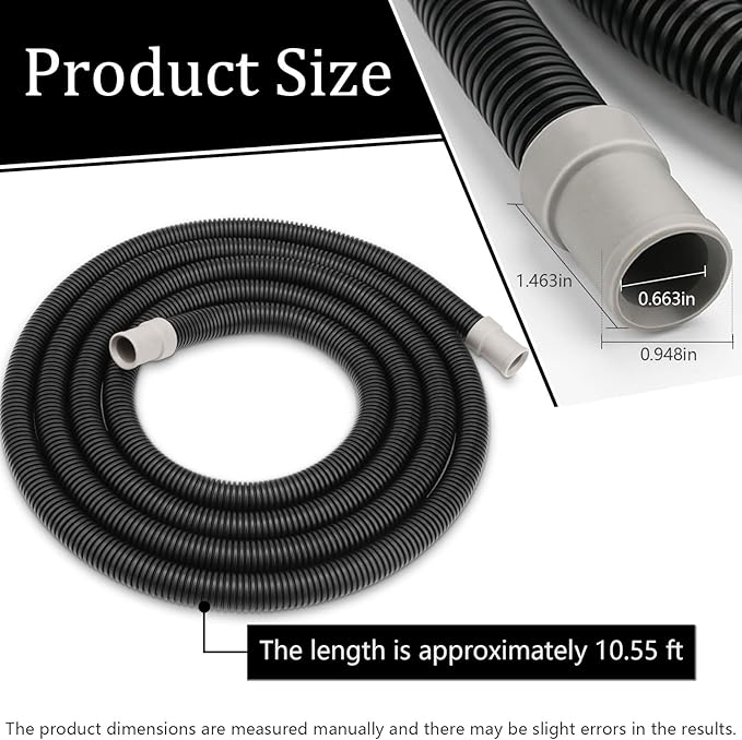 A20015 Ribbed Hosing Replacement for Fluval 306/307/406/407/305/405 Canister Filter replacement parts