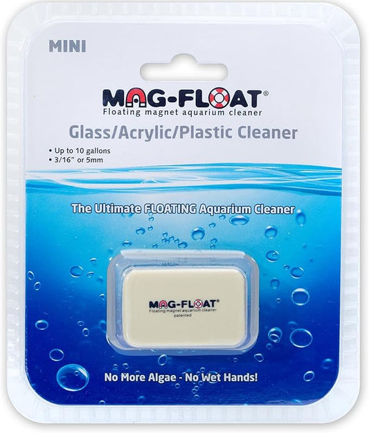 Mag-Float Mini 25 Cleaner for Glass & Acrylic Tanks| Magfloat Magnetic Betta Fish Tank Cleaner | Magnet Cleaning Tool for Aquarium Scrubber Brush Cleaning Tool