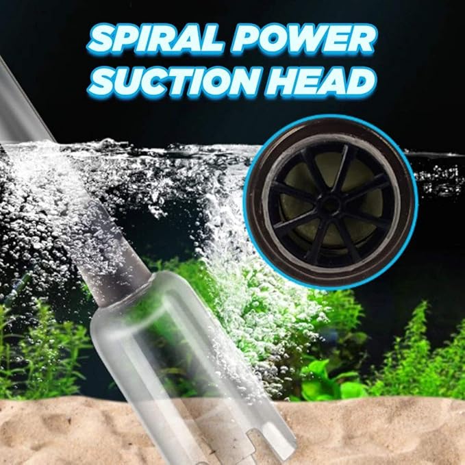 Aquarium Electric Water Changer Gravels & Sand Hose Fish Tanks Tool Safe Protections for Fish