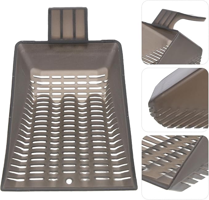 ULTECHNOVO Aquarium Sand Shovel Fish Tank Cleaner Shovel Plastic Sand Scoop with Leak Holes for Aquarium Gravel Cleaning Fish Tank Supplies