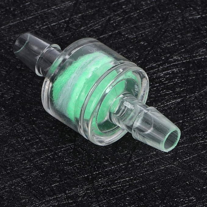 10PCS ABS Silicone Tube Filter, Plastic Fish Tank Check Valve, Aquarium Hose Filters for Fish Tanks and Aquarium(4MM)