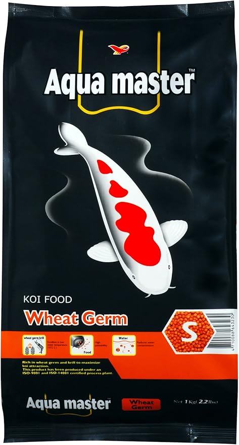 Aqua Master Wheat Germ Fish Food, 2.2-Pound/Bag, Small