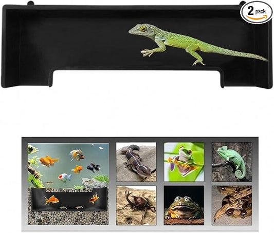 Shrimp Cave Aquarium Tunnel - Fish Tank Decorations, Corner Hideout, Hides for Aquarium - Tank Accessories