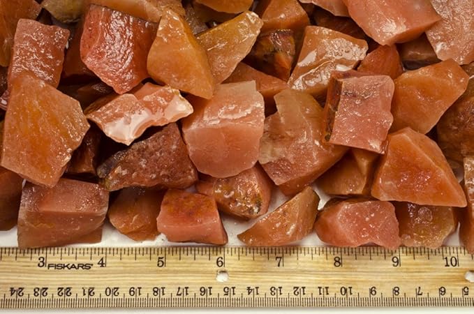 Fantasia Materials: 18 lbs Red Aventurine Rough Stones from India