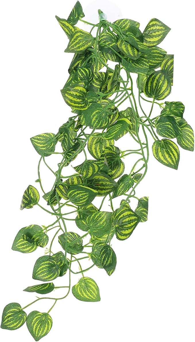 Rtificial Plant Vines for Gecko Tank Reptile Tank Decor Lifelike Fake Plants for Terrarium
