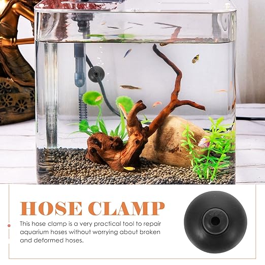 balacoo 60pcs Aquariums Oxygen Pump Cups Strong Hold Suckers Wire Oxygen Pump Placement Fish Tanks Black Design for Use