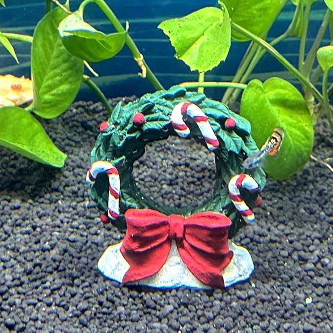 Tank Decoration Landscape Christmas Gall - Aquarium Christmas Theme Decoration
