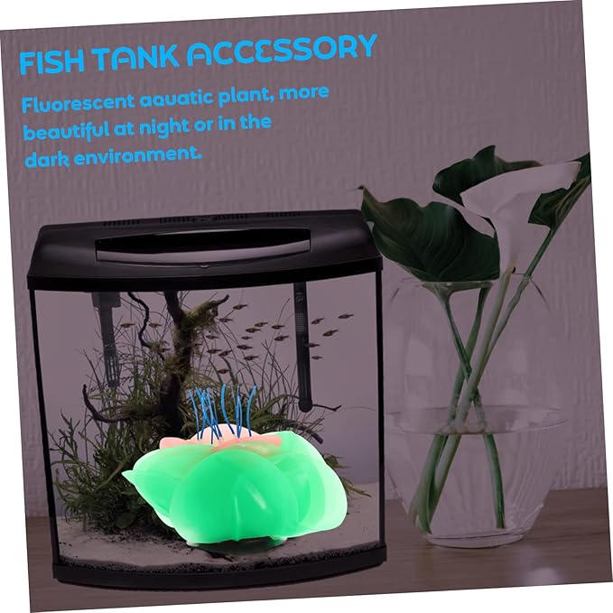MERRYHAPY Aquarium Coral Adornment Lifelike Silicone Decorative Aquatic Plant Coral for Fish Tank Decoration Safe Non- Material for Aquarium Landscape