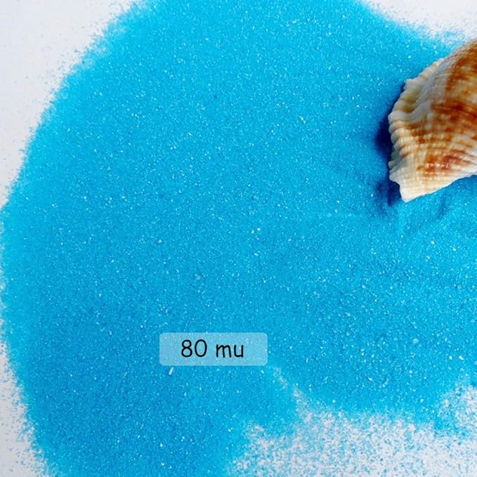 Oncpcare 1.1lb Natural Decorative Real Aquarium Sand, Aquarium Landscaping Decorative Gravel Rock, Decoration Ornament for Aquarium Fish Turtle Tank