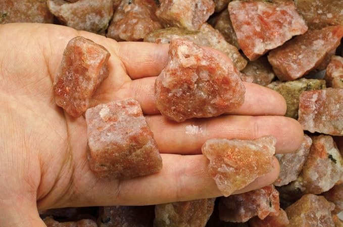 Fantasia Materials: 18 lbs Sunstone Rough Stones from India